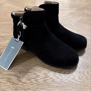 Revitalign Orthotic Suede Side Zip Ankle Boots Sunbow Black 7B